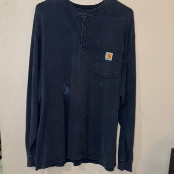 Carhartt Other - Carhartt Men's size Large Blue Long Sleeve Shirt
